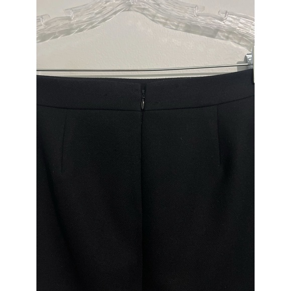 J. CREW No. 2 Pencil Skirt Women’s Size 0 Black Double Serge Wool Career 47314 - Picture 9 of 14